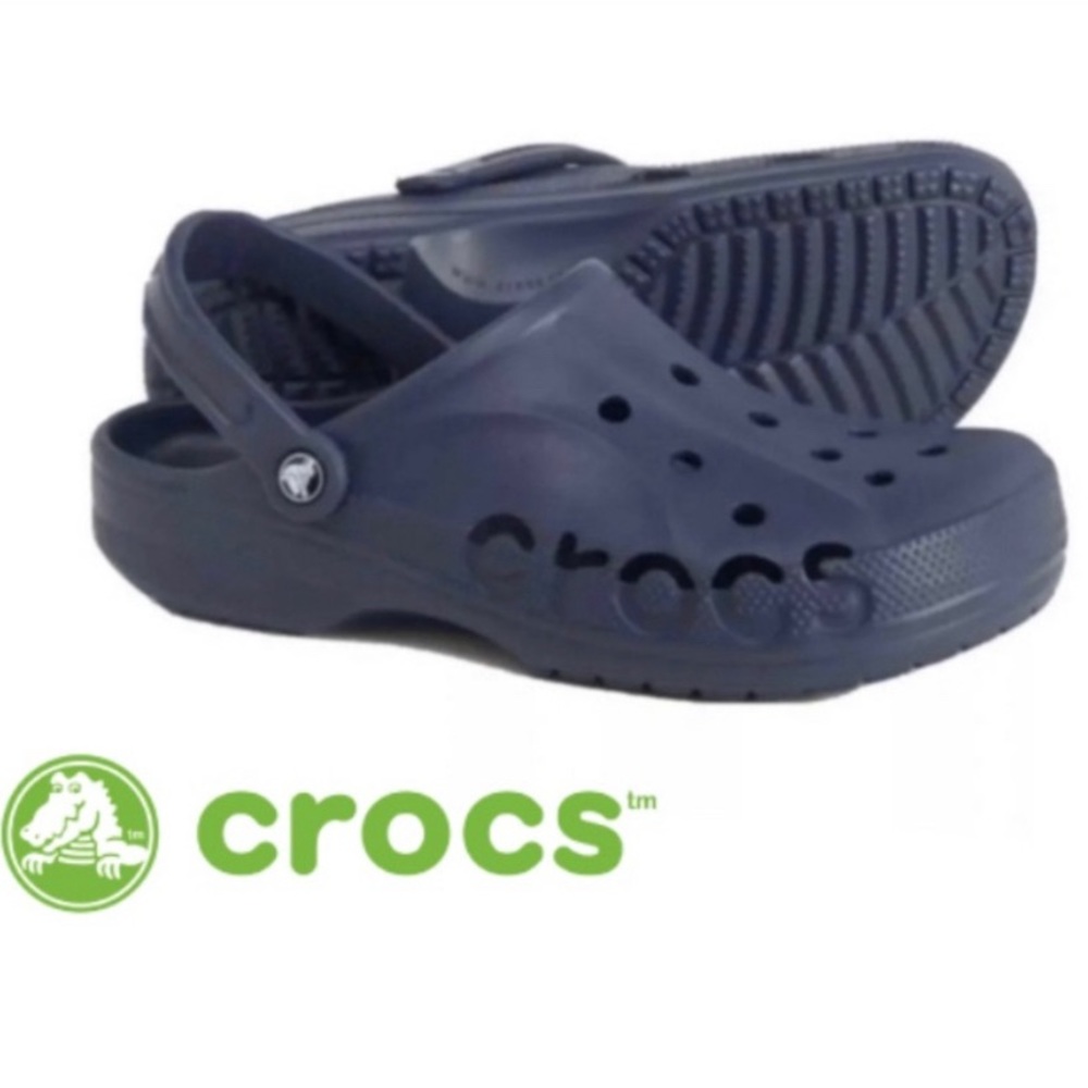 Crocs Unisex Baya Clog, Navy, Men’s 10 - Women’s 12, New With Tags